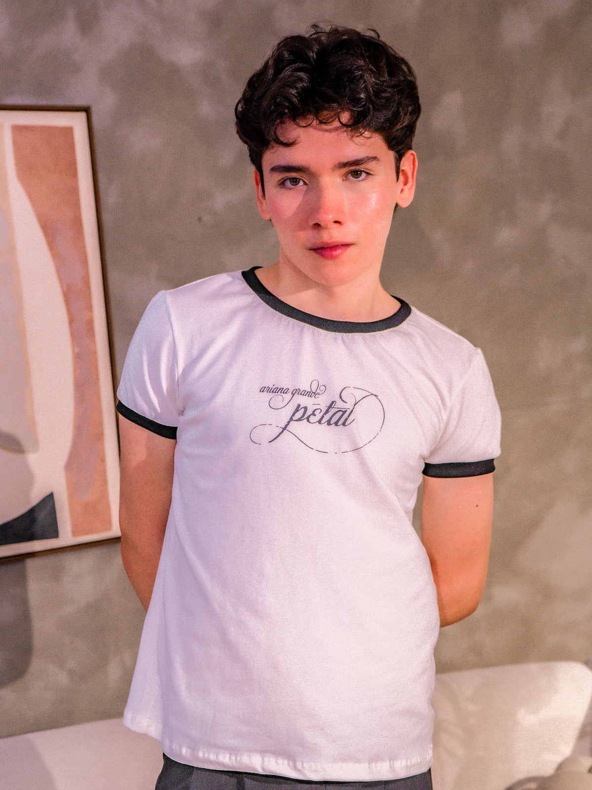 Ringer Tee Ariana Grande Petal | Lanilla Licrada