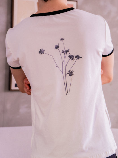 Ringer Tee Ariana Grande Petal | Lanilla Licrada