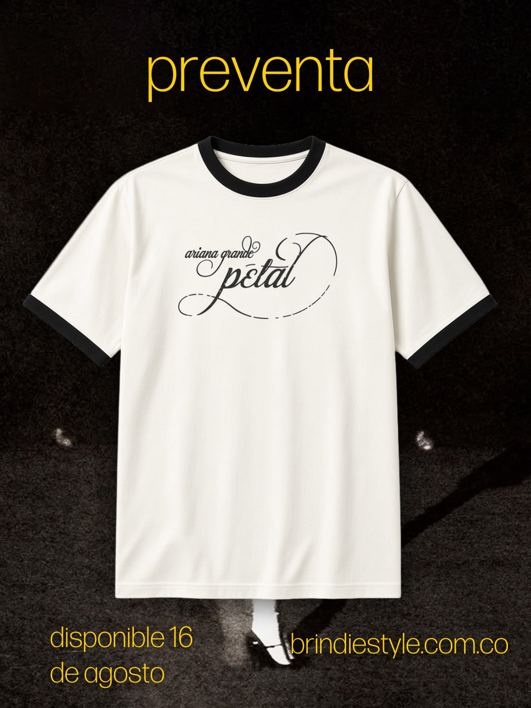 Camiseta Ringer tee Ariana Grande Petal - Preventa