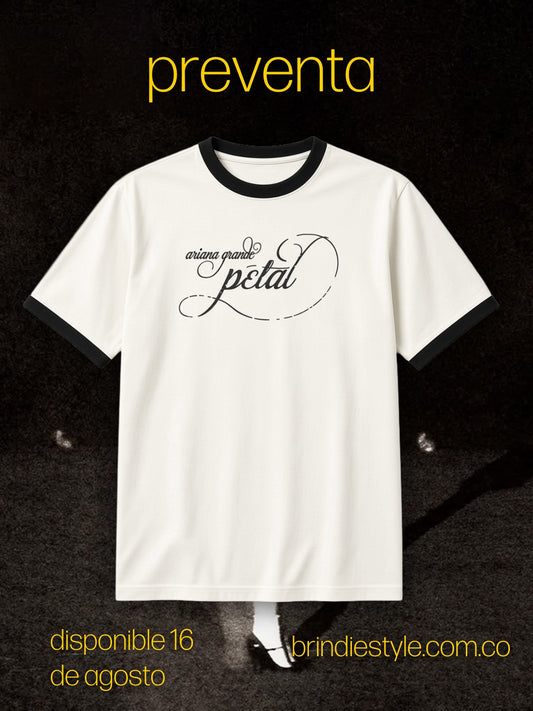 Camiseta Ringer tee Ariana Grande Petal - Preventa